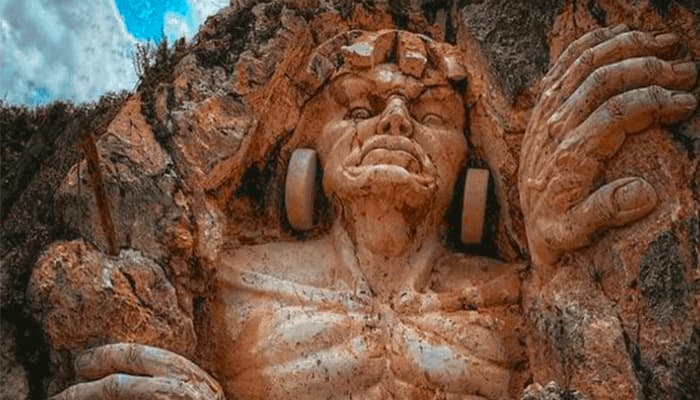 Stone sculpture, Abode of the Gods