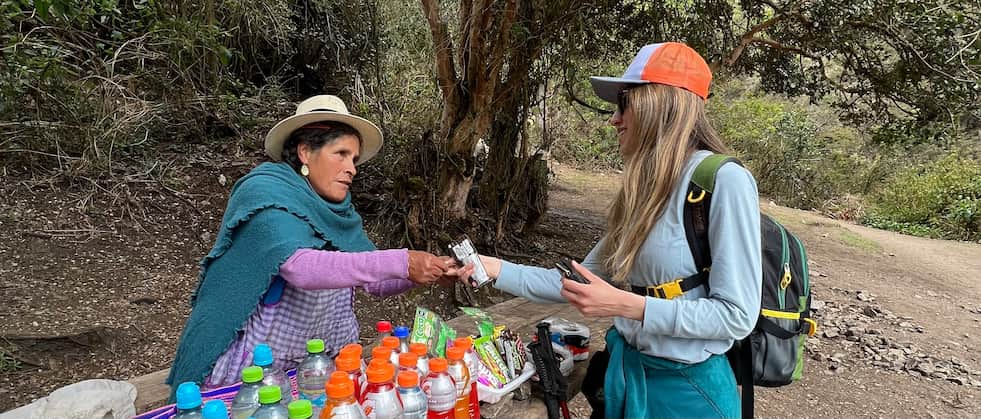 compras en el camino del inca