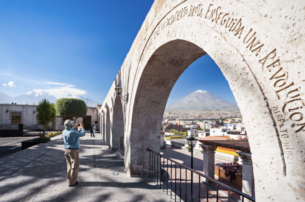 turistas en arequipa