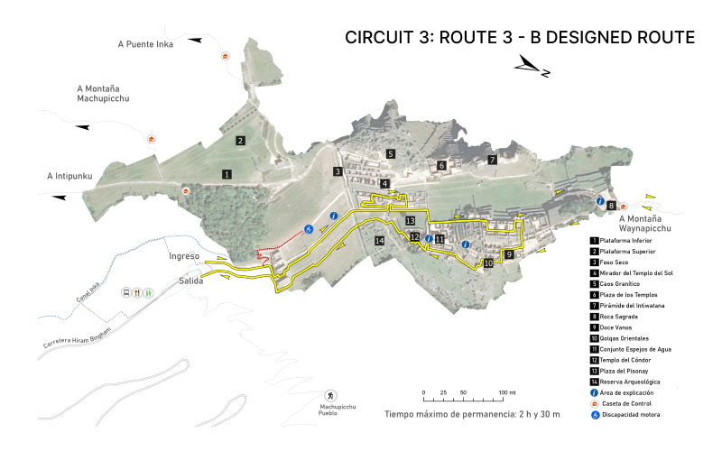 Circuit 3 (Royal Machu Picchu) – Route 3-B: Designed Route