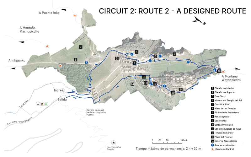 Circuit 2 (Classic Machu Picchu) – Route 2-A: Designed Route