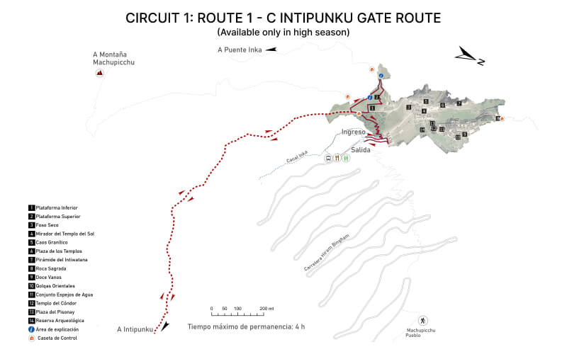 Circuit 1 (Panoramic) – Route 1-C: Inti Punku Gate Route