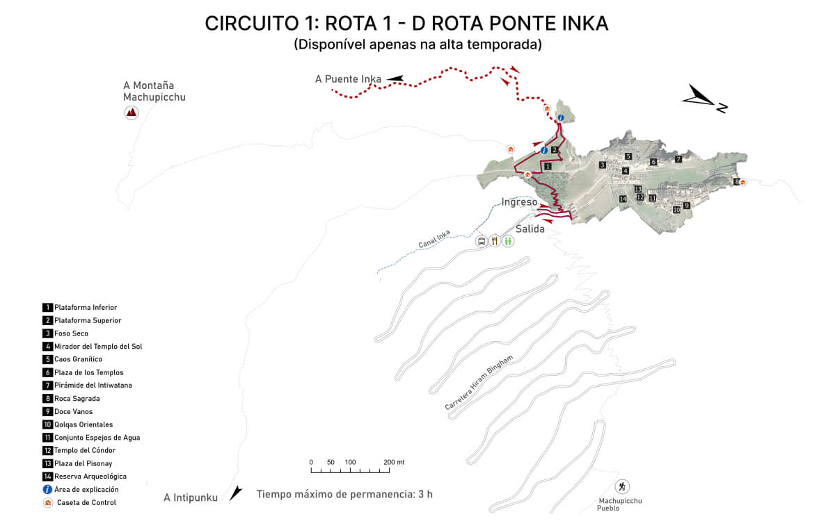 Circuito 1 (Panorâmico) – Rota 1-D: Rota Ponte Inca