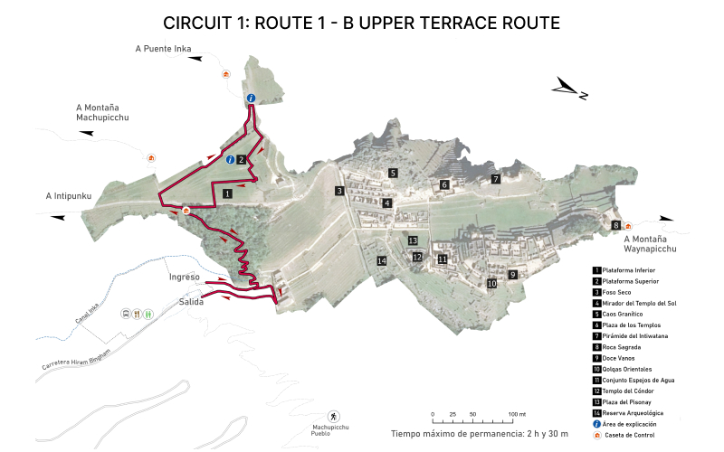 Circuit 1 (Panoramic) – Route 1-B: Upper Terrace Route